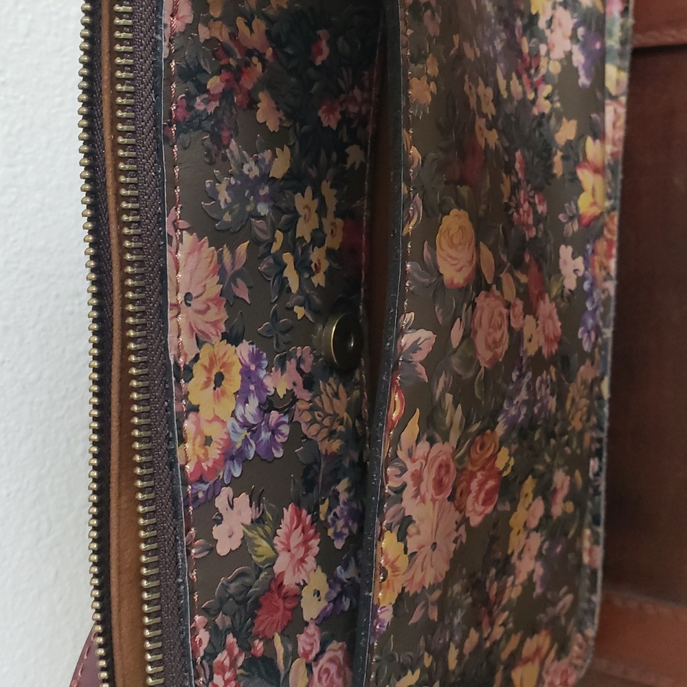 Patricia Nash Nerina Crossbody & Cassis RFID Leather Wallet English Country - Picture 15 of 16
